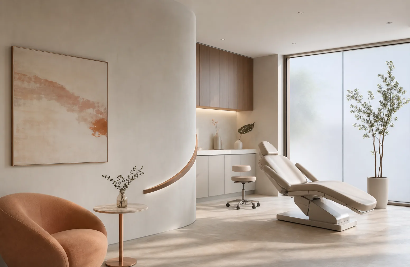 Sıcak ve modern estetik cerrahi kliniği